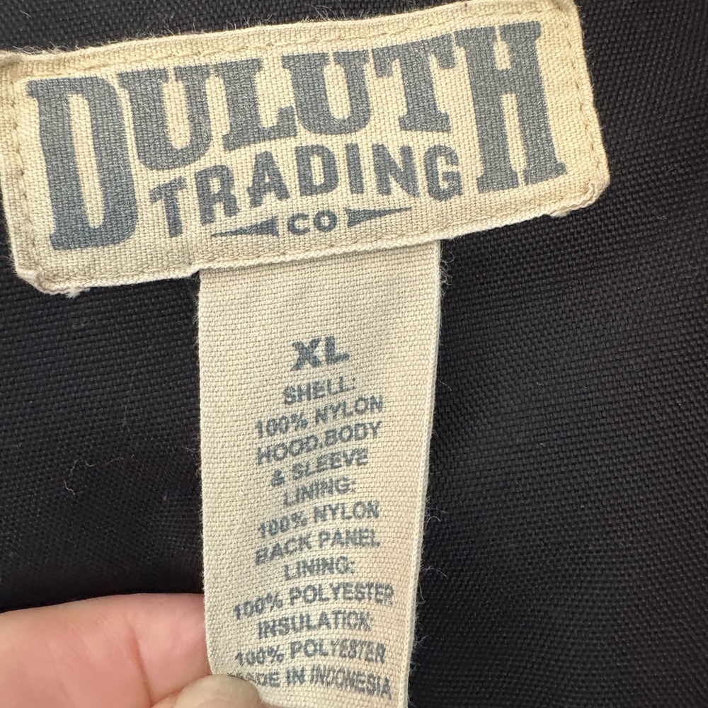 Men's Duluth Whaleback Black Winter Parka - Picture 7 of 8
